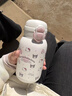 三丽鸥（SANRIO）凯蒂猫HelloKitty双饮保温杯316不锈钢带吸管办公女生日礼物500ml 实拍图
