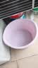 百易特泡脚盆泡脚桶按摩足浴好物过小腿保温养生加厚大洗脚桶洗脚盆家用 槿紫色【凸点按摩】 实拍图