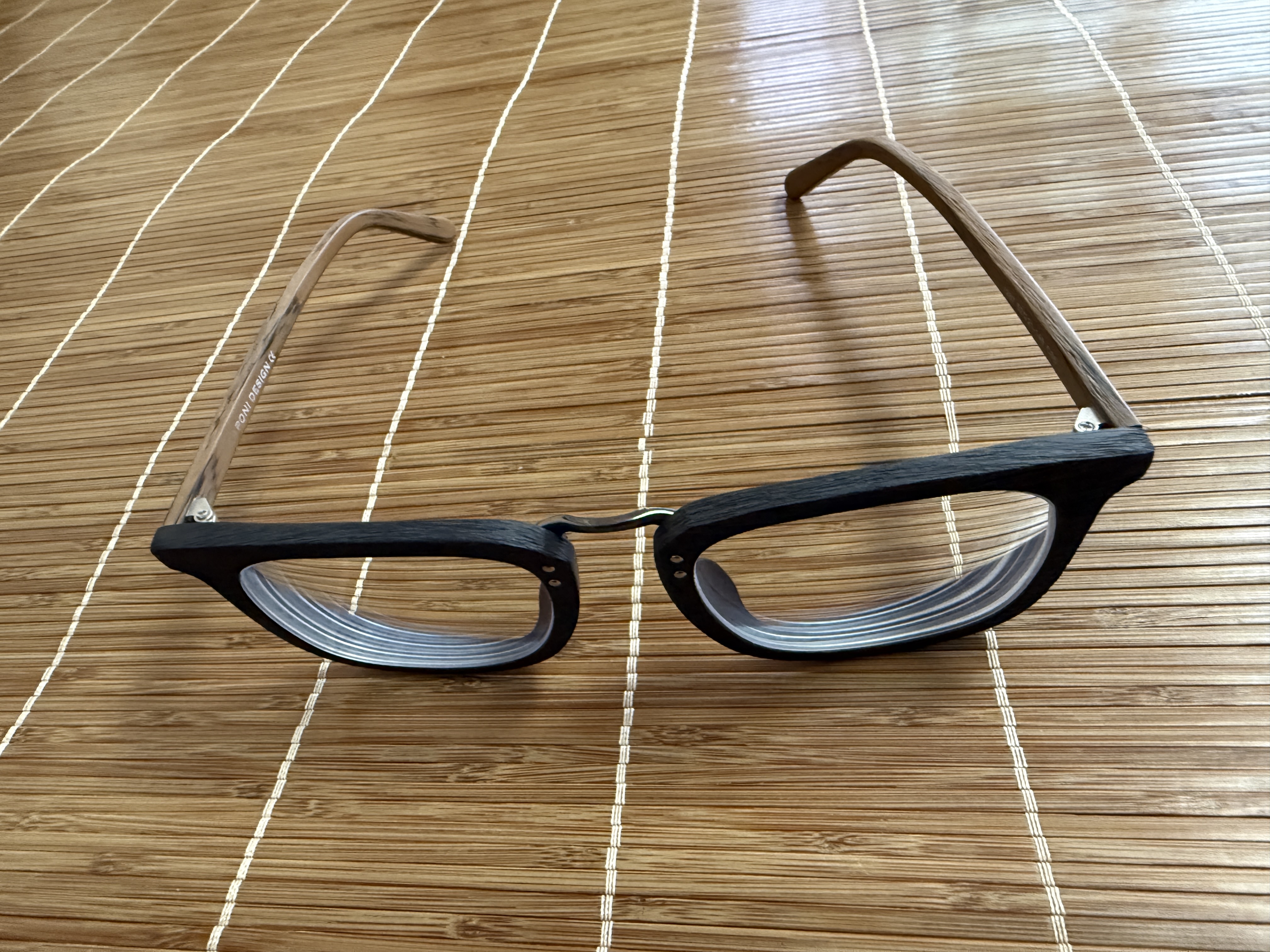蔡司（ZEISS）镜片可选木质复古商务全框近视眼镜男有度数变色防蓝光眼睛架7085 木纹棕【caponi镜框】 定制1.56康美达防雾防蓝光镜片0-300度 实拍图