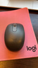 罗技（Logitech）M196 无线蓝牙鼠标 办公鼠标 笔记本商务办公家用 小巧便携 对称手型 石墨灰 实拍图