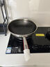 康巴赫炒锅不粘锅316L不锈钢炒菜锅32cm蜂窝平底煎炒锅电磁炉燃气灶通用 实拍图