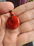 纪梵蒂 GEFIODEY南红玛瑙平安扣吊坠正品川料柿子红满色满肉南红挂件高档项链男女 天然南红平安扣【中号】假一赔十 实拍图