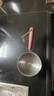 热油小锅泼油锅加厚不锈钢木柄防烫带刻度双倒流口不挂油无涂层 【木柄】爆款300ml 实拍图
