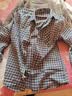 富鋌【100%棉双面磨毛】春季男士衬衫男长袖保暖格纹软糯亲肤男装衬衣 实拍图