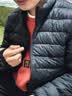 网易严选25新品90鸭绒超蓬羽绒服休闲面包服石墨烯保暖轻量抗菌防泼水 A款25秋冬立领-静谧黑 L 实拍图