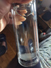 【京东物流配送】高硼硅双层玻璃杯大容量泡茶杯水杯子茶水分离杯 【双层加厚】茶杯350ml1只 实拍图