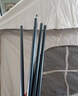 太力门厅杆户外帐篷天幕支撑杆露营配件可调节立柱支架1.5米2根装黑色 实拍图