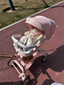 丸丫T6-2遛娃神器高景观婴儿推车可坐可躺轻便折叠可换向千禧粉PLUS 实拍图