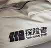 探险者（TAN XIAN ZHE）帐篷户外露营防雨过夜3人-4人速开便捷天幕二合一黑胶防晒帐篷 【3-5人云雾白】+自动进气垫套装 实拍图