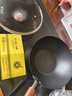 炊大皇铁锅家用无涂层不锈炒锅燃气灶专用炒锅炒菜锅平底锅极铁锅28cm 实拍图
