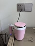 米小舒自动搅拌杯充电咖啡杯电动搅拌杯子懒人磁力旋转杯豆奶粉生日礼物 粉色400ML【316不锈钢】 实拍图