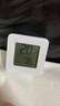 电子温湿度计小米米家同款笑脸显示天气高精准家用婴儿房温度表湿度表壁挂式干湿显示湿度计 【一个装】白色 实拍图