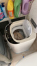 小鸭小黄鸭系列婴儿洗衣机烘干一体迷你高温煮洗全自动洗衣机宝宝儿童专用小型儿童带烘干 3.5KG白【高温蒸煮洗+10大程序】终生维修 波轮 【全自动洗脱一体】 实拍图