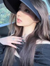 GOLOVEJOY高乐捷防晒空顶帽遮阳夏季户外运动通勤骑车黑胶防紫外线大帽檐黑 实拍图