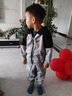 G.duck童装男童秋装套装儿童衣服男大童外套裤子两件套男孩春秋季运动装 斜杠款灰色【春秋款】 140 尺码9~10岁【130-140cm】cm 实拍图
