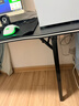 皆客折叠桌电脑桌家用书房书桌电竞桌游戏桌学习桌简约办公桌长条桌子 【加厚钜惠大尺寸】黑色120*60 实拍图