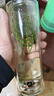 明霞玻璃杯双层大容量水杯便携车载男女泡茶杯子MXCGG3603-ST450 实拍图