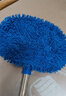 悦卡洗车拖把 汽车掸子擦车拖把刷车刷子软毛工具用品可伸缩洗车刷-蓝 实拍图