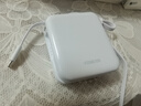 VENIDER【热销1000W+丨2025年新款小方块】充电宝国家3C安全认证可上飞机高铁小巧自带双线适用于苹果华为 云朵白丨Mini自带双线10000mAh 10000毫安大容量丨最新国标3C认证丨 实拍图