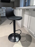 景彩吧台椅可升降吧椅凳家用高脚椅子靠背椅前台椅JBY08黑色圆盘高款 晒单实拍图