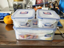 乐扣乐扣（LOCK&LOCK）塑料密封保鲜盒套装厨房冷冻保鲜储物收纳盒3件套 实拍图