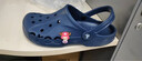 CROCS卡骆驰洞洞鞋贝雅洞洞鞋轻便运动鞋耐磨一脚蹬拖鞋休闲鞋|10126 深蓝-410 44 (280mm) 实拍图