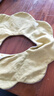 十月结晶花瓣围嘴3条纯棉A类防水防吐奶口水巾吃饭围兜双面可用 纯色+印花 实拍图