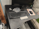 奥伦福特  电脑桌台式家用电竞游戏桌办公书桌简约书房写字桌子 碳纤维纹路单桌-80*60 升级款电竞桌 实拍图