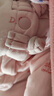 戴维贝拉（DAVE＆BELLA）婴儿夹棉连体衣新生儿外出服加厚女宝宝衣服中国风冬装新年爬服 粉色【现货】 73cm （建议身高66-73cm） 实拍图