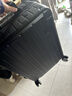 京东京造无界铝框20英寸行李箱男女 拉杆箱密码箱登机皮箱明日达 黑明日达 实拍图