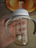 贝亲（Pigeon）自然离乳PPSU重力球吸管奶瓶 双把手240mL6月+(附带6月+12月奶嘴) 实拍图