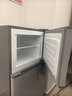 美的（Midea）112L两门小冰箱灰色双温小冰箱迷你家用宿舍租房灵活摆放节能低音深冷速冻 BCD-112CM 实拍图