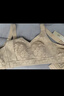 千奈美内衣女大胸显小薄款无痕无钢圈全罩杯收副乳文胸 梨花白 XL 实拍图
