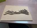QDZX牛皮纸瓦楞纸板幼儿园学生手工diy垫板隔板硬纸壳A4×10张6mm厚 实拍图
