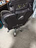 奥伦福特 电脑椅办公椅子电竞椅家用人体工学椅老板椅主播靠背椅皮革转椅 创意工学椅-黑+乳胶【二代升级】 实拍图