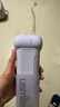 usmile笑容加冲牙器 洗牙器牙齿冲洗器 伸缩便携式冲牙器2支装 C10S晴山蓝&水韵紫 实拍图