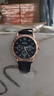 正品男士手表高档休闲石英表简约气质男表皮带高颜值罗马时尚腕表 军团款 实拍图