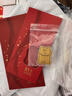 周生生Au9999黄金压岁钱 生生有礼招财福猫金片 90877D定价 实拍图