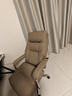 顾全电脑椅工学椅家用可躺办公椅按摩加热老板椅环保真皮C570H金咖皮 实拍图