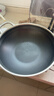 赫巴兹（HZIB）德国不粘锅316不锈钢炒锅炒菜锅具少油烟平底炒锅电磁炉燃气通用 双面屏+玻璃盖内径32外径 34cm 实拍图