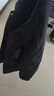 GXG男装宽松短款羽绒服衬衫外套冬季 黑色 165/S 实拍图