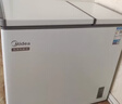 美的（Midea）220L双温双箱家商两用冰柜展示柜雪糕柜大容量冷柜保鲜玻璃门冷藏冷冻两用卧式冰箱BCD-220VM(E) 实拍图