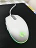 罗技（G）G102 有线游戏鼠标 白色 RGB灯效 吃鸡鼠标 绝地求生 轻量化设计 G102第二代 实拍图