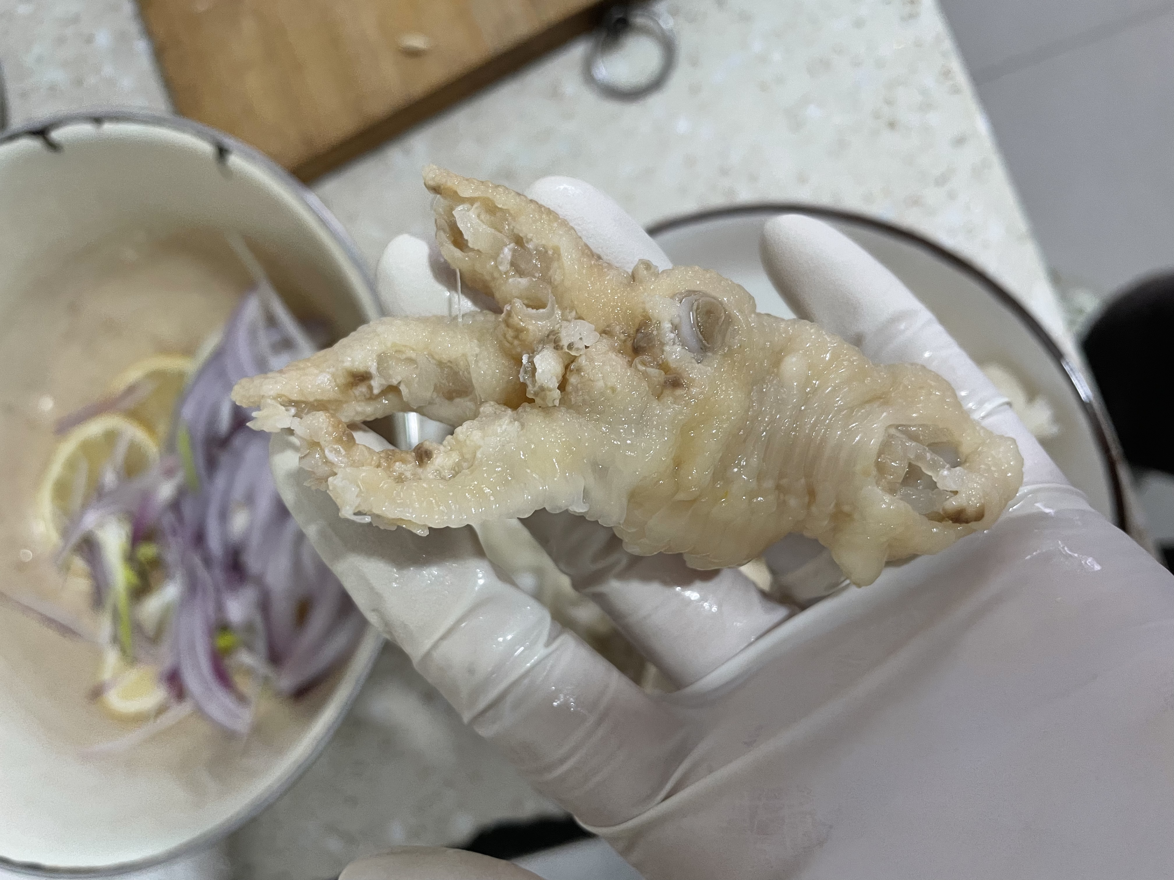 柒岛无骨鸡爪生鲜新鲜去骨凤爪冷冻批发半成品泡椒大号鸡脚脱骨净重 3斤无骨鸡爪【家用特级，无冰坨】--吃的更过瘾 实拍图