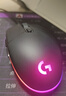 罗技（G）G102第二代游戏鼠标 RGB流光灯效鼠标 轻量化  游戏级8000DPI传感器 黑色 200-8000DPI 实拍图