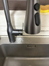 九牧（JOMOO）厨房水龙头冷热双控三功能抽拉水槽洗菜盆抽拉龙头枪灰33178 实拍图
