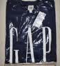 盖璞（GAP）男女装春款印花logo抓绒圆领卫衣合身上衣美版 灰蓝色 542214 M 美码 L亚洲码180/96A 【偏大，建议拍小一码】 实拍图