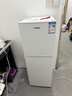 HYUNDAI（韩国现代）小冰箱迷你小型家用冷藏冷冻宿舍出租房办公室双开门二门电冰箱节能省电 118L白【行业热卖+店铺热卖】 实拍图
