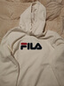 FILA斐乐官方情侣款连帽卫衣秋季休闲宽松针织长袖上衣 实拍图
