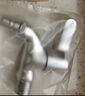 九牧（JOMOO）洗衣机角阀龙头水嘴不锈钢4分卡扣螺纹接口银色74112-784/1C-1 实拍图